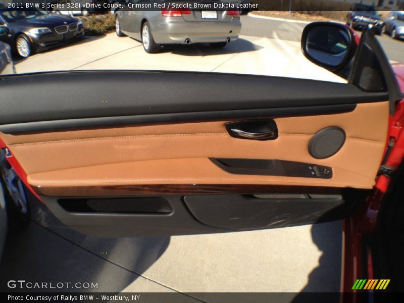 Crimson Red / Saddle Brown Dakota Leather 2011 BMW 3 Series 328i xDrive Coupe