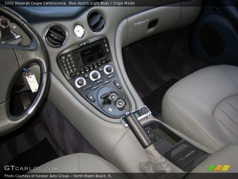 Blue Azurro (Light Blue) / Grigio Medio 2002 Maserati Coupe Cambiocorsa