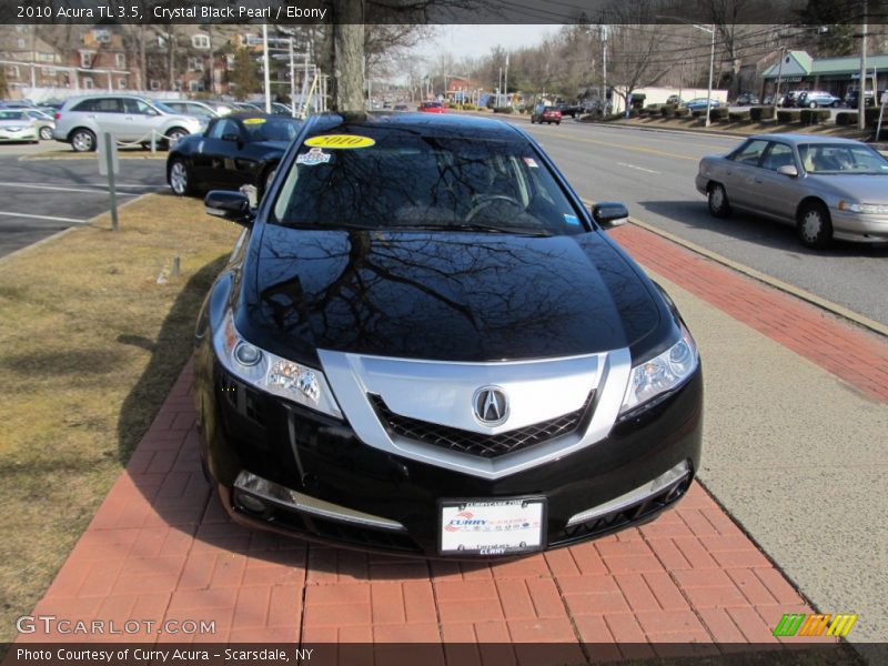 Crystal Black Pearl / Ebony 2010 Acura TL 3.5