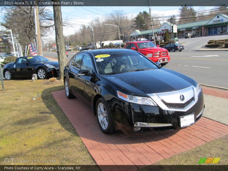 Crystal Black Pearl / Ebony 2010 Acura TL 3.5
