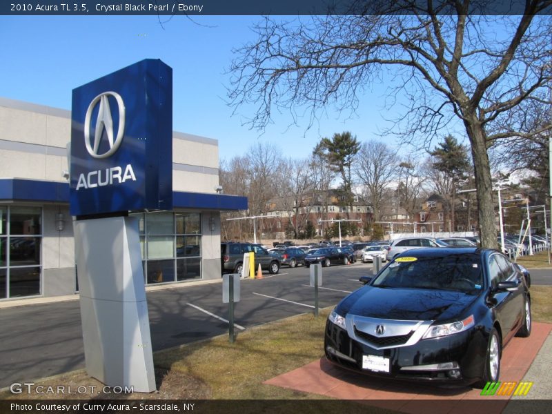 Crystal Black Pearl / Ebony 2010 Acura TL 3.5