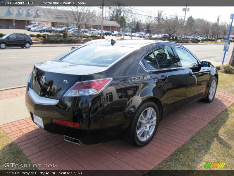 Crystal Black Pearl / Ebony 2010 Acura TL 3.5