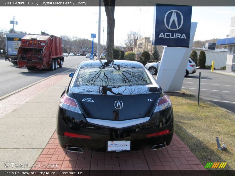 Crystal Black Pearl / Ebony 2010 Acura TL 3.5