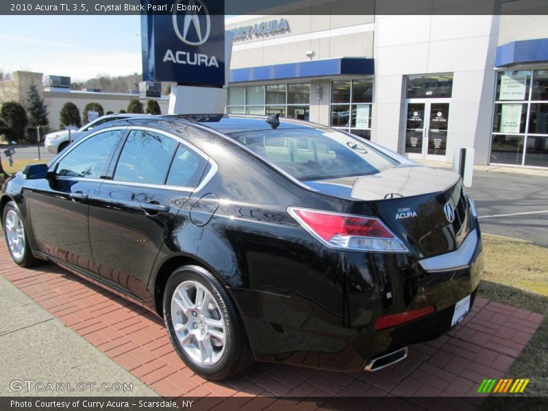 Crystal Black Pearl / Ebony 2010 Acura TL 3.5