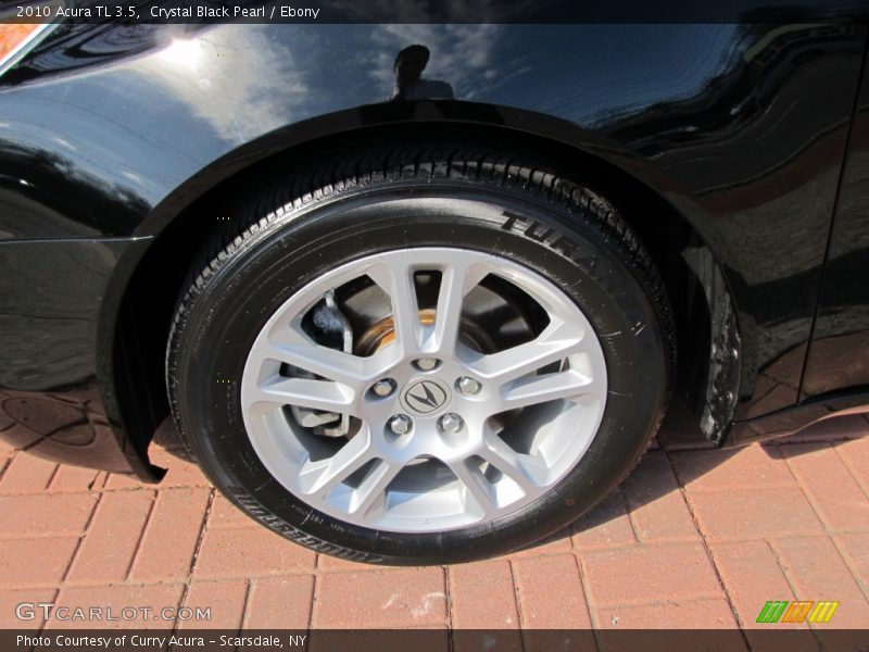 Crystal Black Pearl / Ebony 2010 Acura TL 3.5