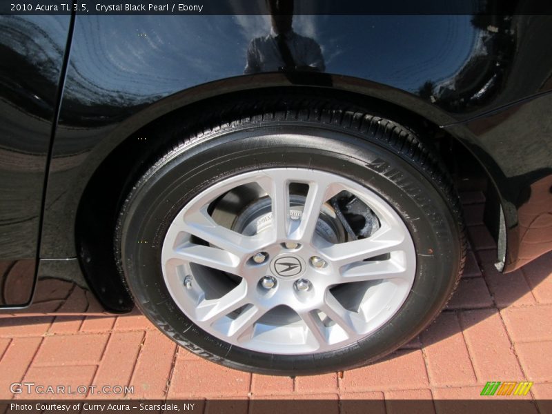 Crystal Black Pearl / Ebony 2010 Acura TL 3.5