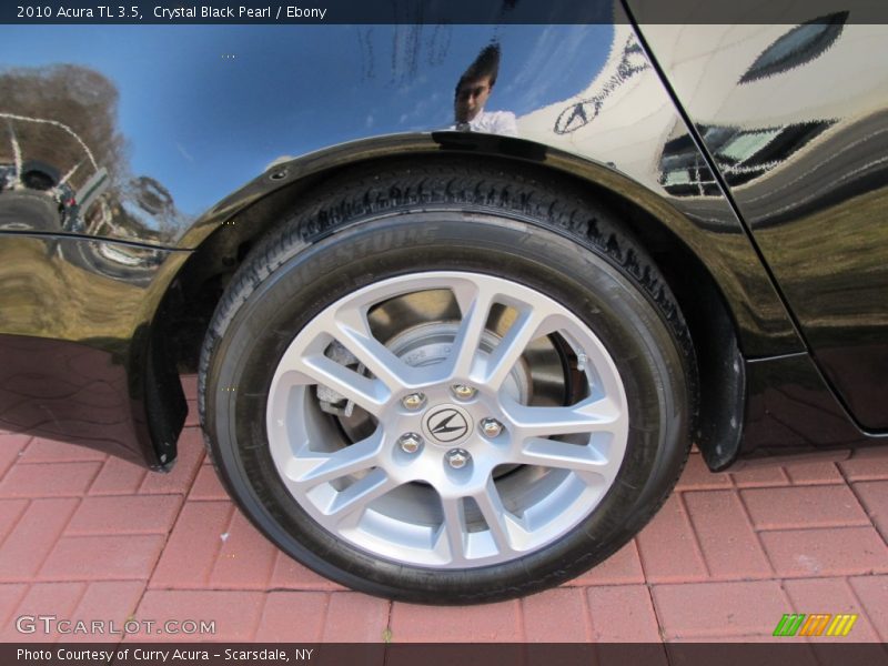 Crystal Black Pearl / Ebony 2010 Acura TL 3.5