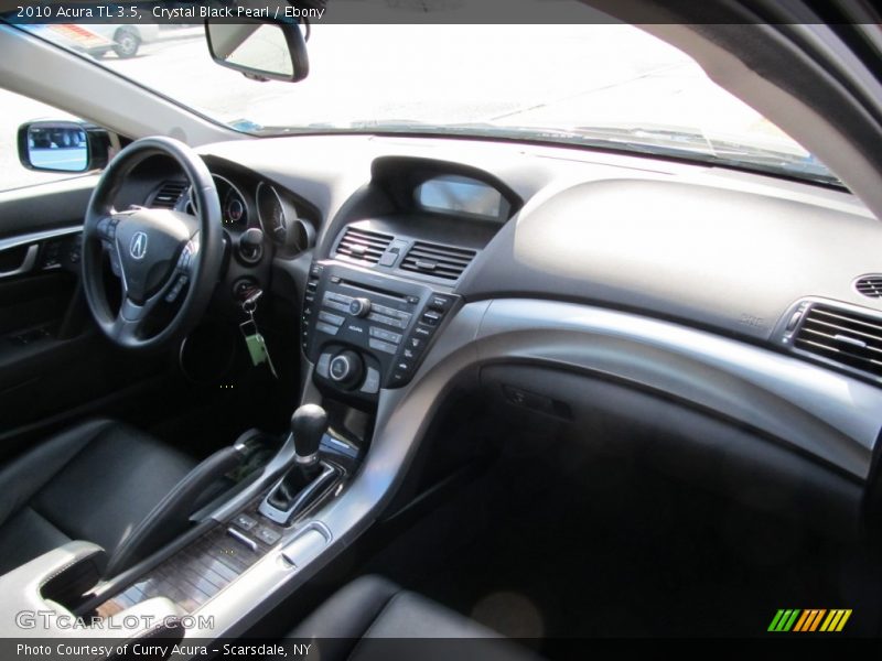 Crystal Black Pearl / Ebony 2010 Acura TL 3.5