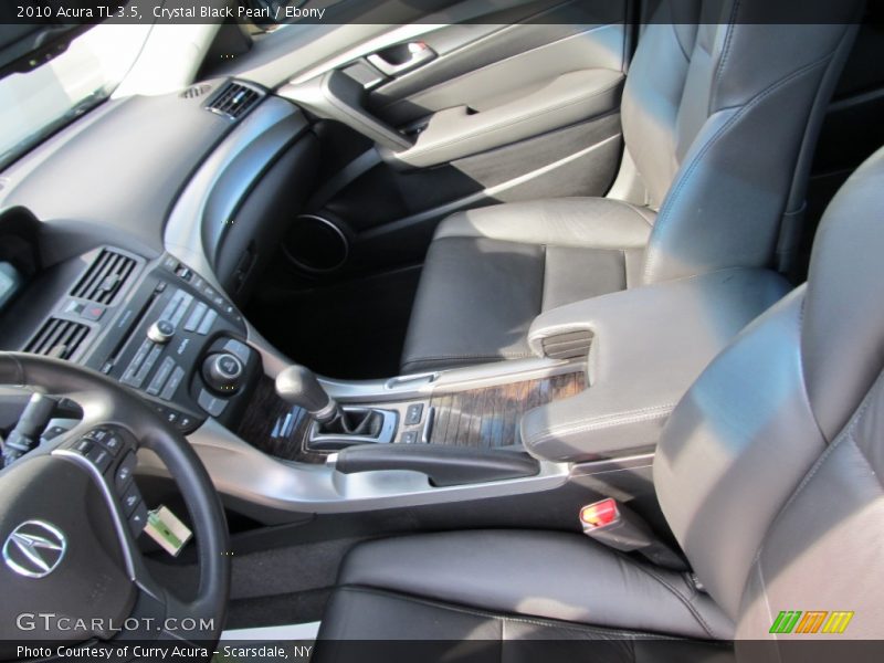 Crystal Black Pearl / Ebony 2010 Acura TL 3.5