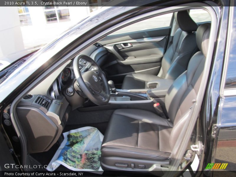 Crystal Black Pearl / Ebony 2010 Acura TL 3.5