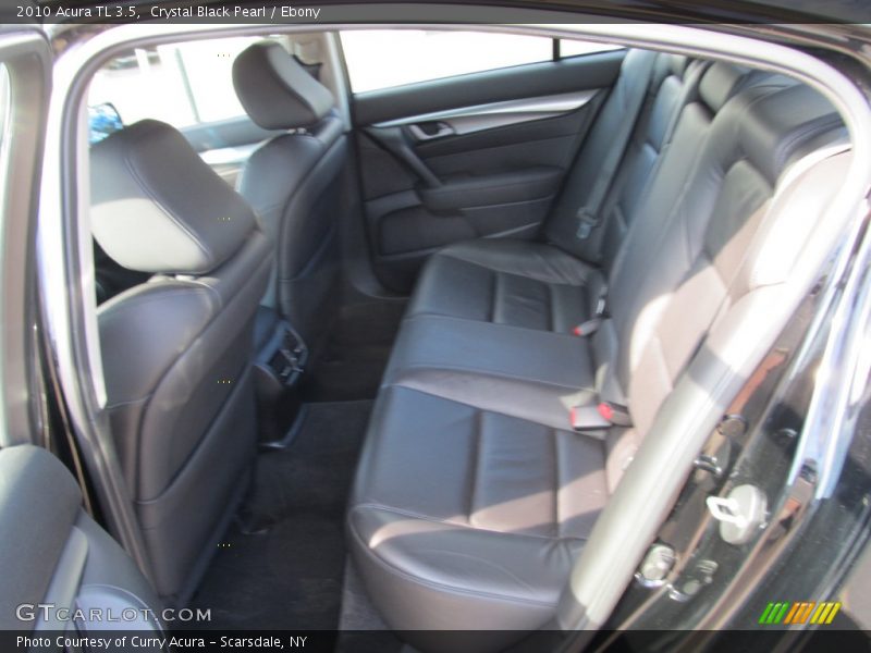 Crystal Black Pearl / Ebony 2010 Acura TL 3.5