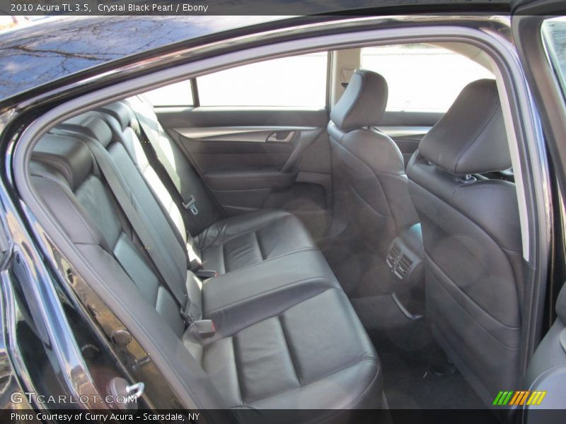 Crystal Black Pearl / Ebony 2010 Acura TL 3.5