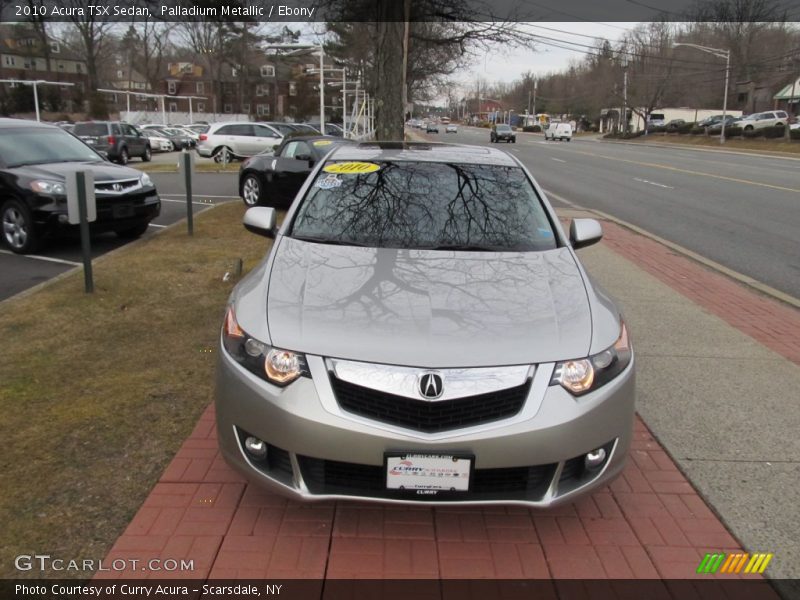 Palladium Metallic / Ebony 2010 Acura TSX Sedan