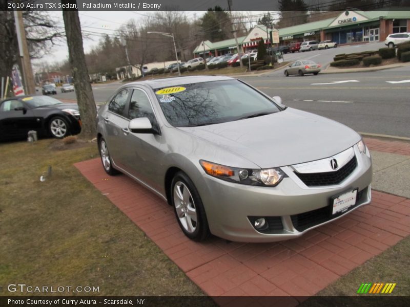 Palladium Metallic / Ebony 2010 Acura TSX Sedan