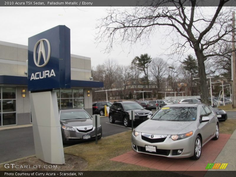Palladium Metallic / Ebony 2010 Acura TSX Sedan