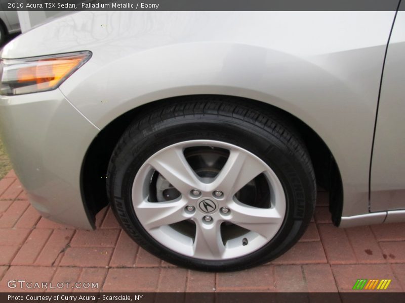 Palladium Metallic / Ebony 2010 Acura TSX Sedan