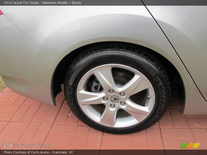 Palladium Metallic / Ebony 2010 Acura TSX Sedan