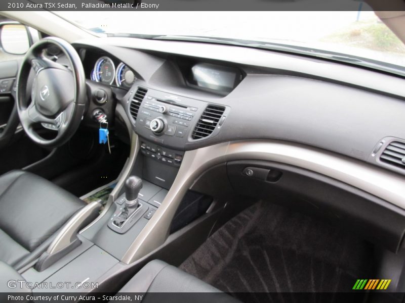 Palladium Metallic / Ebony 2010 Acura TSX Sedan