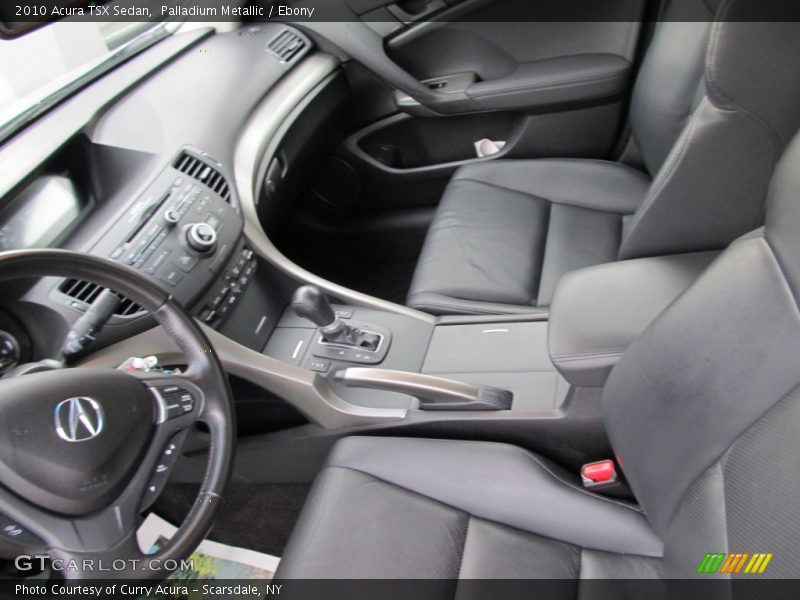 Palladium Metallic / Ebony 2010 Acura TSX Sedan