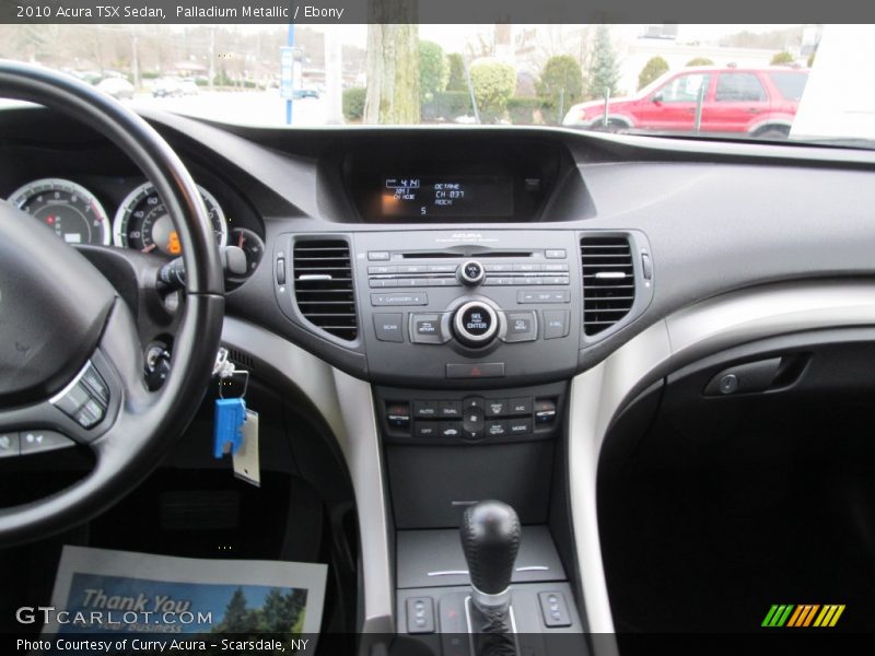 Palladium Metallic / Ebony 2010 Acura TSX Sedan