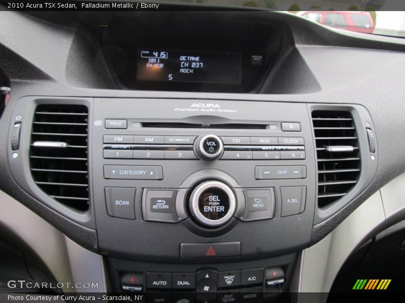 Palladium Metallic / Ebony 2010 Acura TSX Sedan