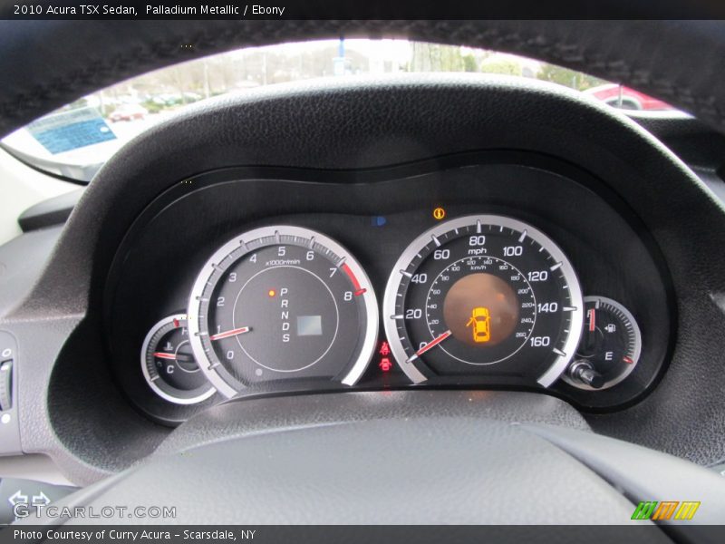 Palladium Metallic / Ebony 2010 Acura TSX Sedan