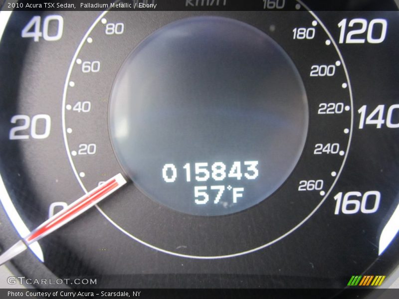 Palladium Metallic / Ebony 2010 Acura TSX Sedan