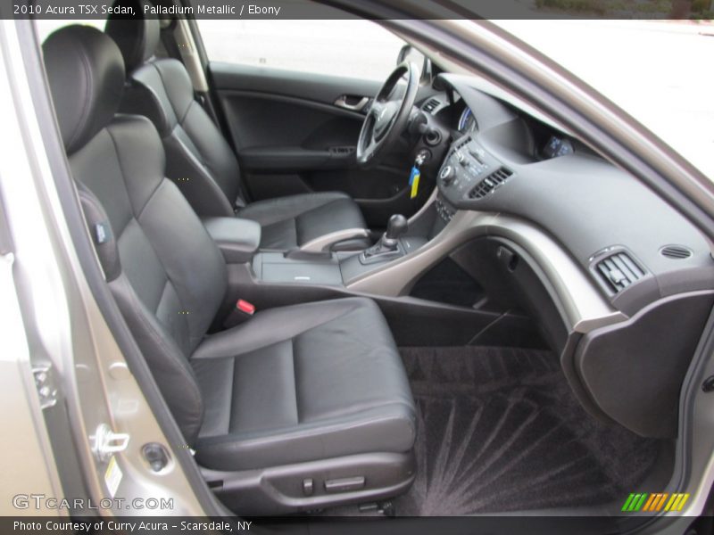 Palladium Metallic / Ebony 2010 Acura TSX Sedan