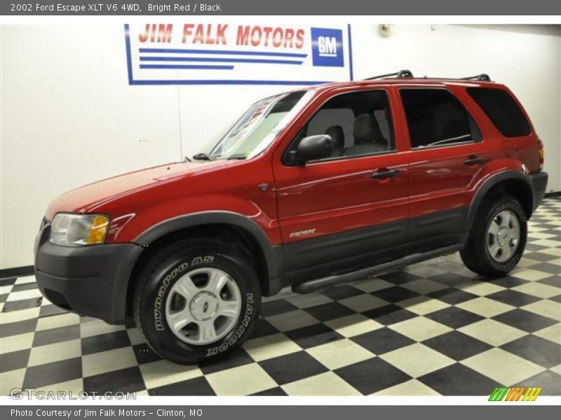 Bright Red / Black 2002 Ford Escape XLT V6 4WD