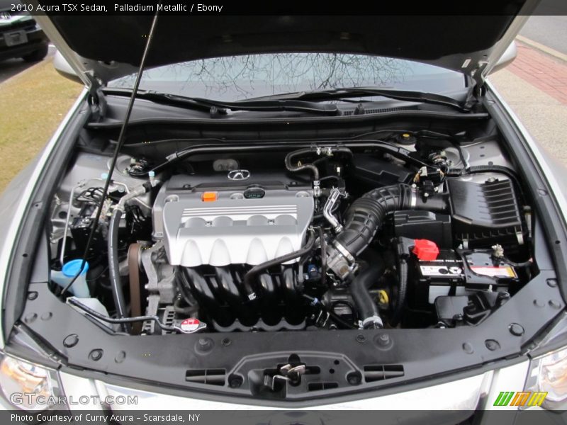Palladium Metallic / Ebony 2010 Acura TSX Sedan
