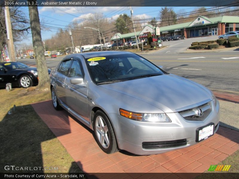 Alabaster Silver Metallic / Ebony 2006 Acura TL 3.2