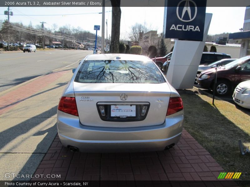 Alabaster Silver Metallic / Ebony 2006 Acura TL 3.2