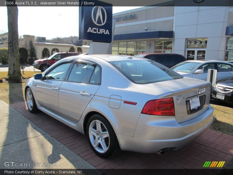 Alabaster Silver Metallic / Ebony 2006 Acura TL 3.2