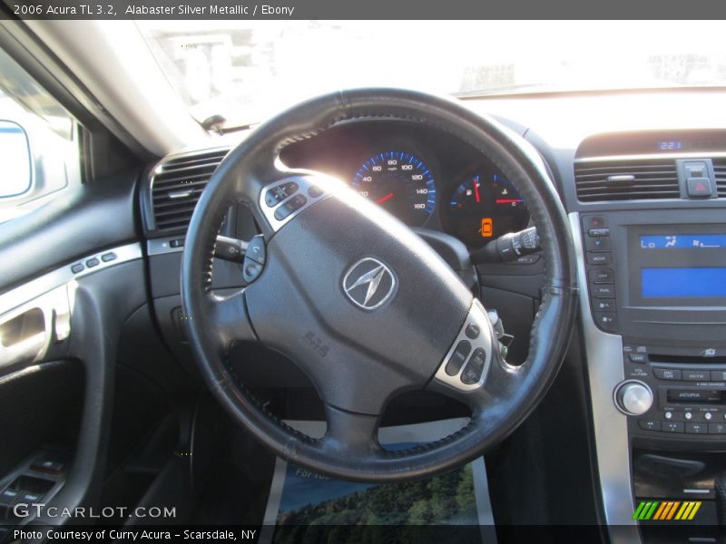 Alabaster Silver Metallic / Ebony 2006 Acura TL 3.2