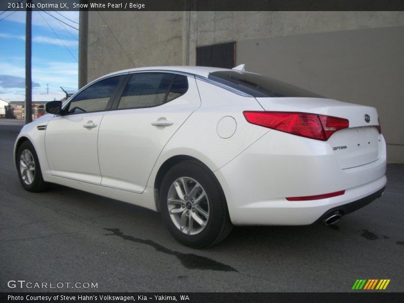  2011 Optima LX Snow White Pearl