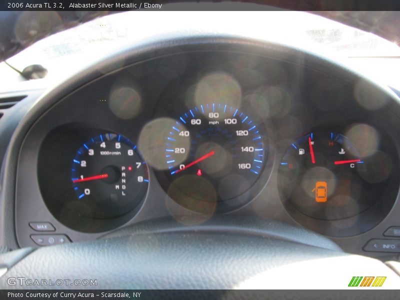 Alabaster Silver Metallic / Ebony 2006 Acura TL 3.2