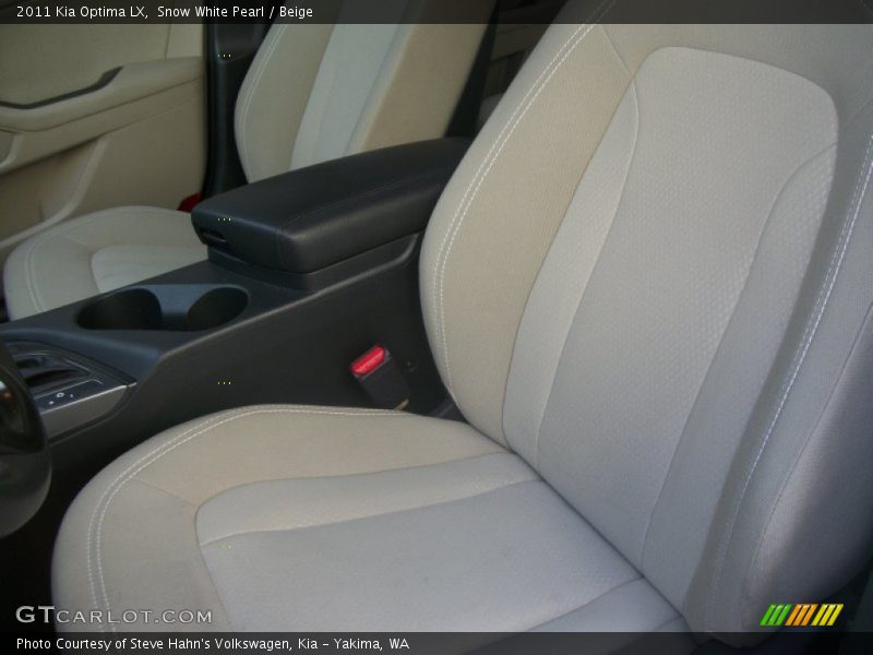 Snow White Pearl / Beige 2011 Kia Optima LX