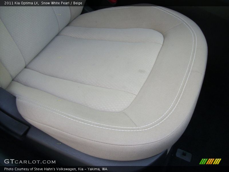 Snow White Pearl / Beige 2011 Kia Optima LX