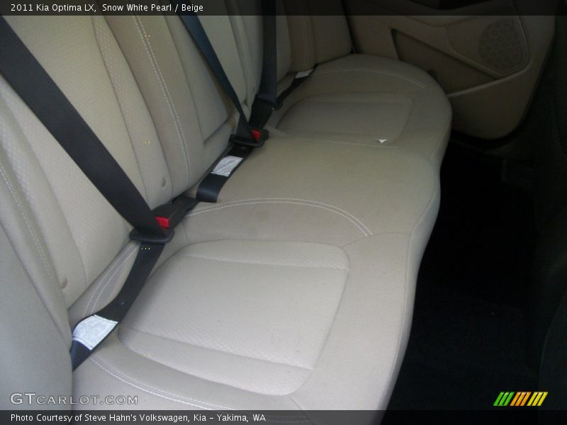 Snow White Pearl / Beige 2011 Kia Optima LX