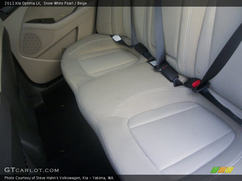 Snow White Pearl / Beige 2011 Kia Optima LX