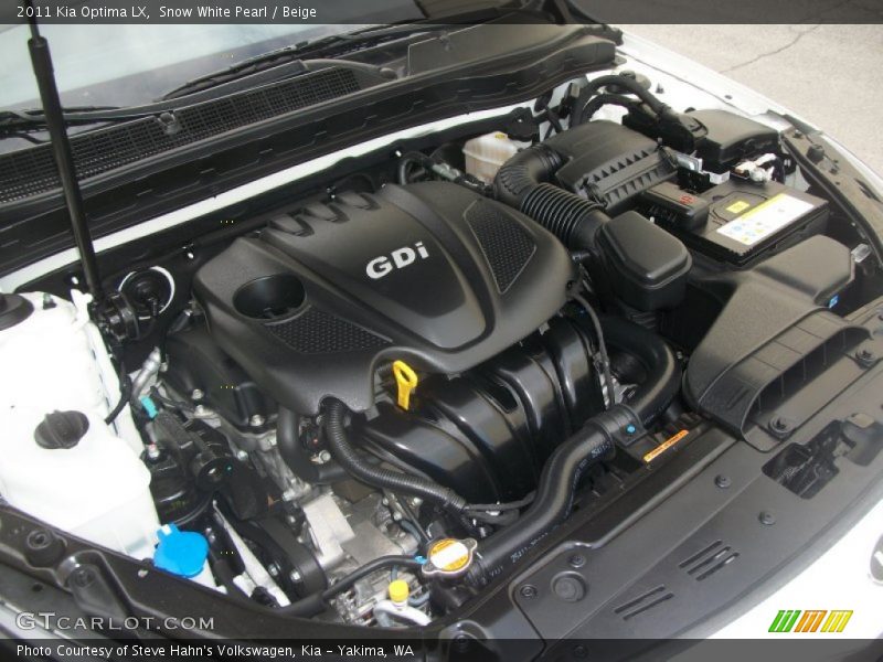  2011 Optima LX Engine - 2.4 Liter GDi DOHC 16-Valve VVT 4 Cylinder
