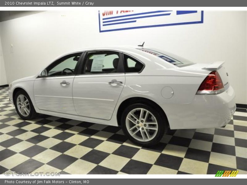 Summit White / Gray 2010 Chevrolet Impala LTZ