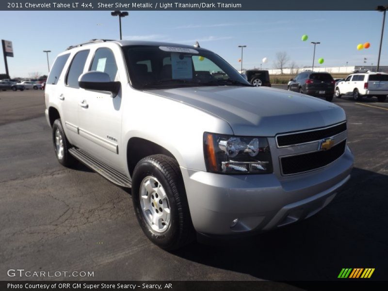 Sheer Silver Metallic / Light Titanium/Dark Titanium 2011 Chevrolet Tahoe LT 4x4