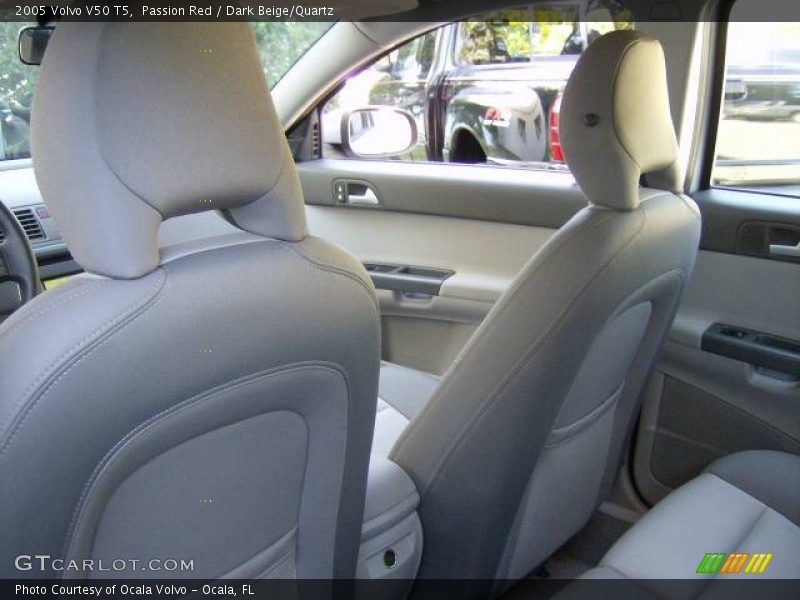 Passion Red / Dark Beige/Quartz 2005 Volvo V50 T5