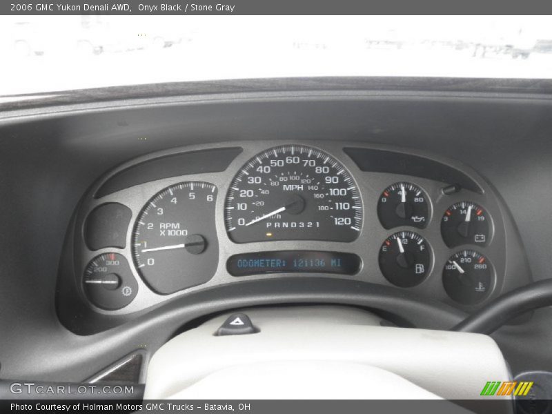 Onyx Black / Stone Gray 2006 GMC Yukon Denali AWD