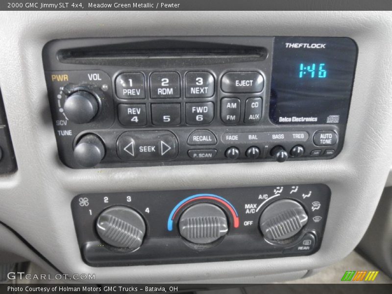 Meadow Green Metallic / Pewter 2000 GMC Jimmy SLT 4x4