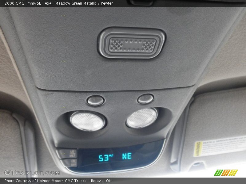 Meadow Green Metallic / Pewter 2000 GMC Jimmy SLT 4x4