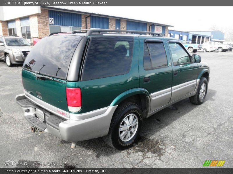 Meadow Green Metallic / Pewter 2000 GMC Jimmy SLT 4x4