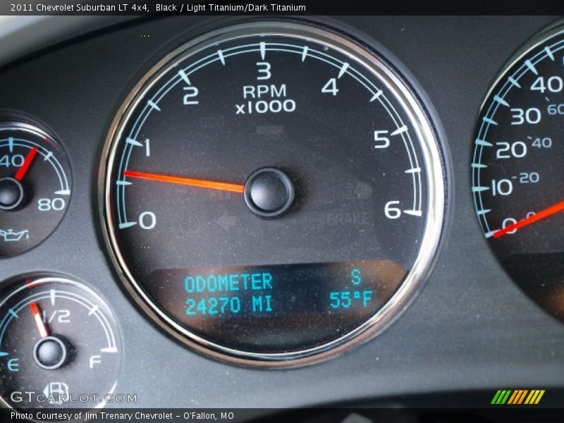 Black / Light Titanium/Dark Titanium 2011 Chevrolet Suburban LT 4x4