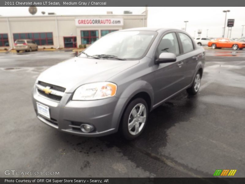 Medium Gray / Charcoal 2011 Chevrolet Aveo LT Sedan